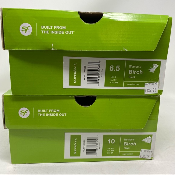 SuperFeet ladies Birch black sneakers - Picture 7 of 8